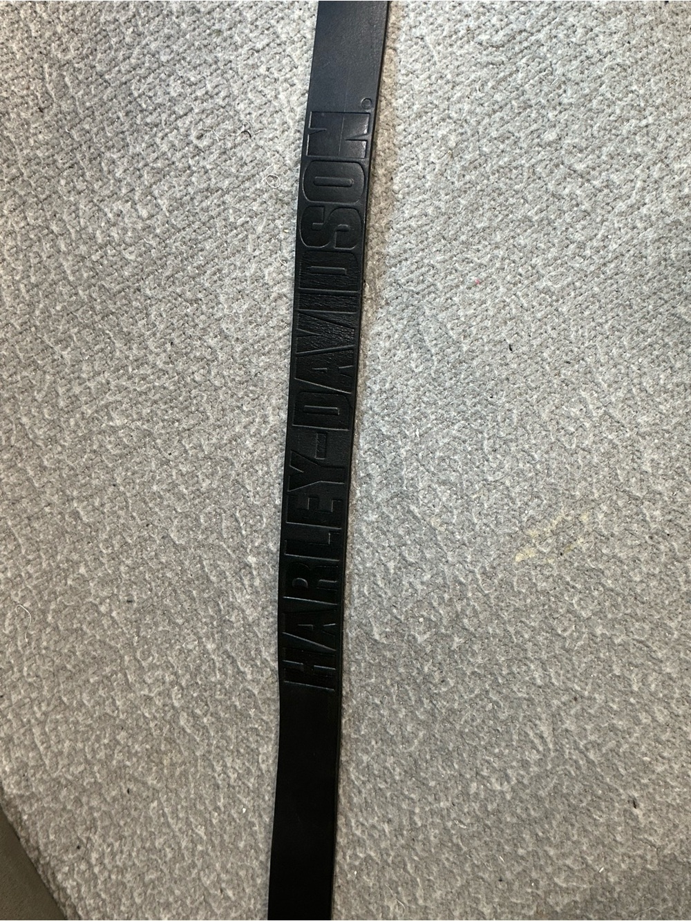 Harley-Davidson Black Embossed Logo Leather Belt